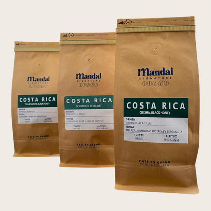 Suscripción especial 3 cafés de Costa Rica