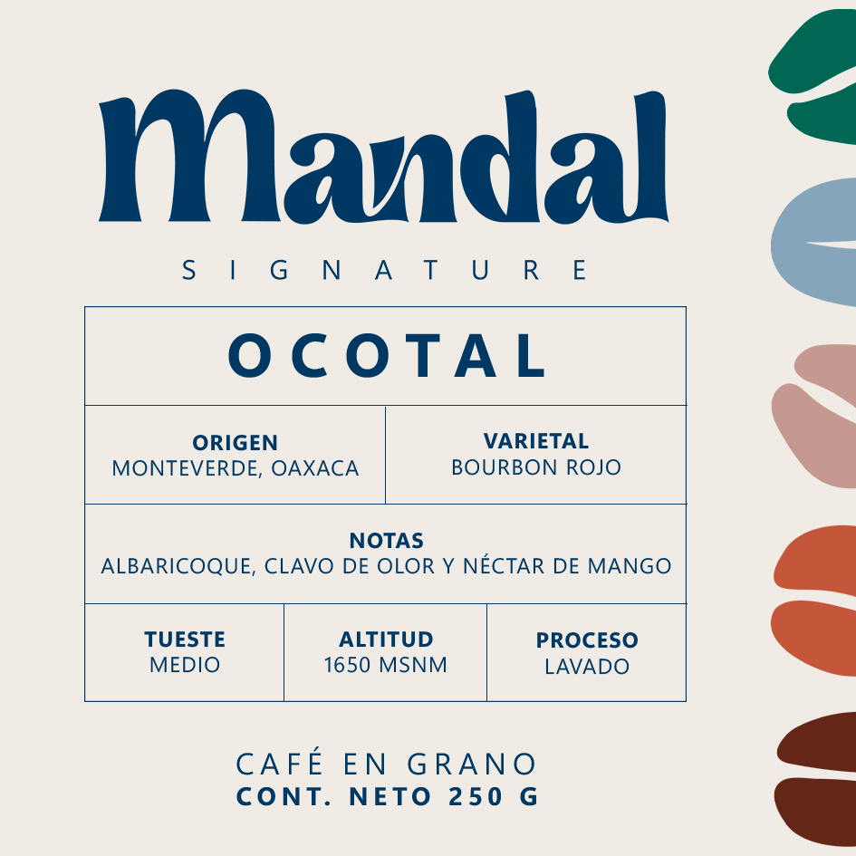 Café Ocotal : Bourbón rojo, lavado. Con notas a albaricoque, clavo de olor y nèctar de mango.