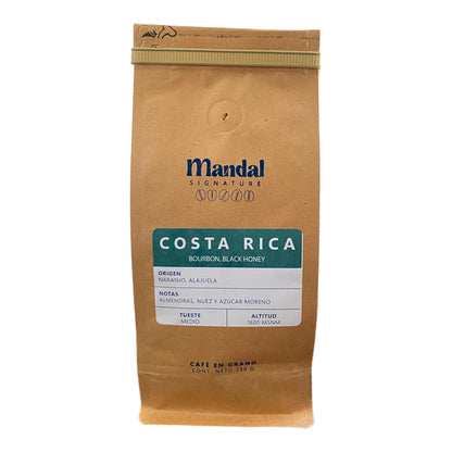 Café de Costa Rica: Bourbon. Black Honey. Con notas a Mango, Canela y Dulce de leche.